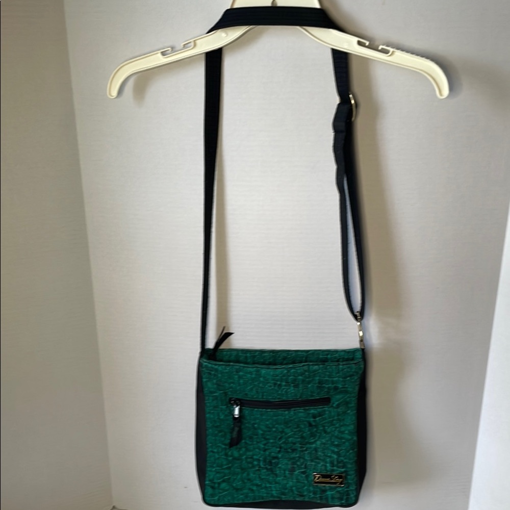 Donna Sharp  Green Crossbody Bag Quilted